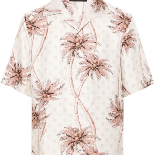 AMIRI Twisted Palms Silk Shirt