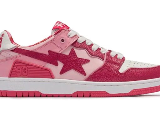 A Bathing Ape Bape SK8 Sta ABC Camo Pink