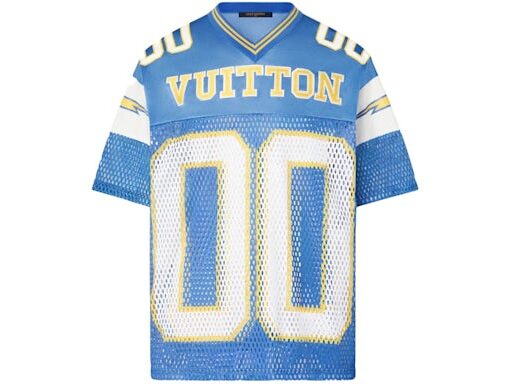 LV Sporty T-Shirt with Patch Blue