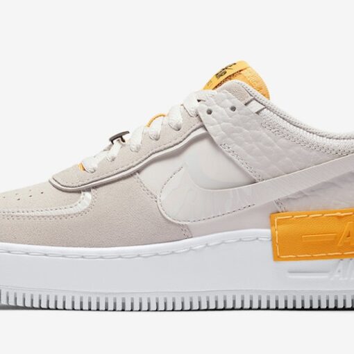 NIKE AIR FORCE SHADOW GREY LASER ORANGE