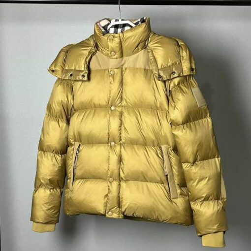 Burberry New Down Jacket Yellow