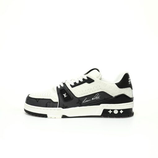 LV Trainer Signature Monogram Sneaker White & Black