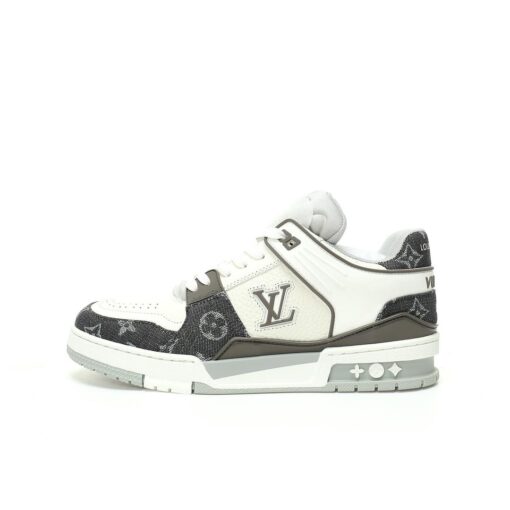 LV Trainer Logo Sneaker White Grey